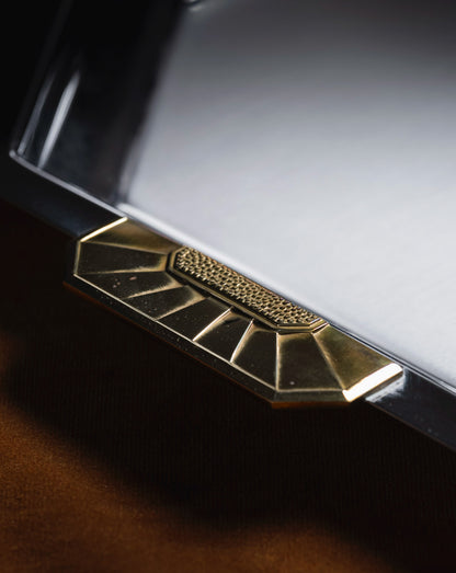 LARGE CHARLESTON TRAY, JEAN COUZON, 1970s