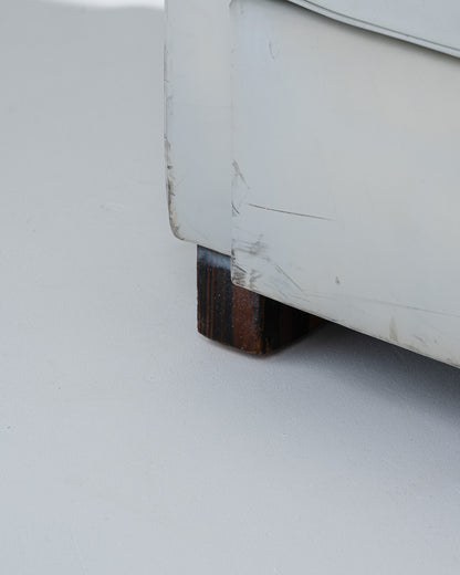 FAUTEUIL EN CUIR ART DÉCO, JACQUES ADNET, 1930s