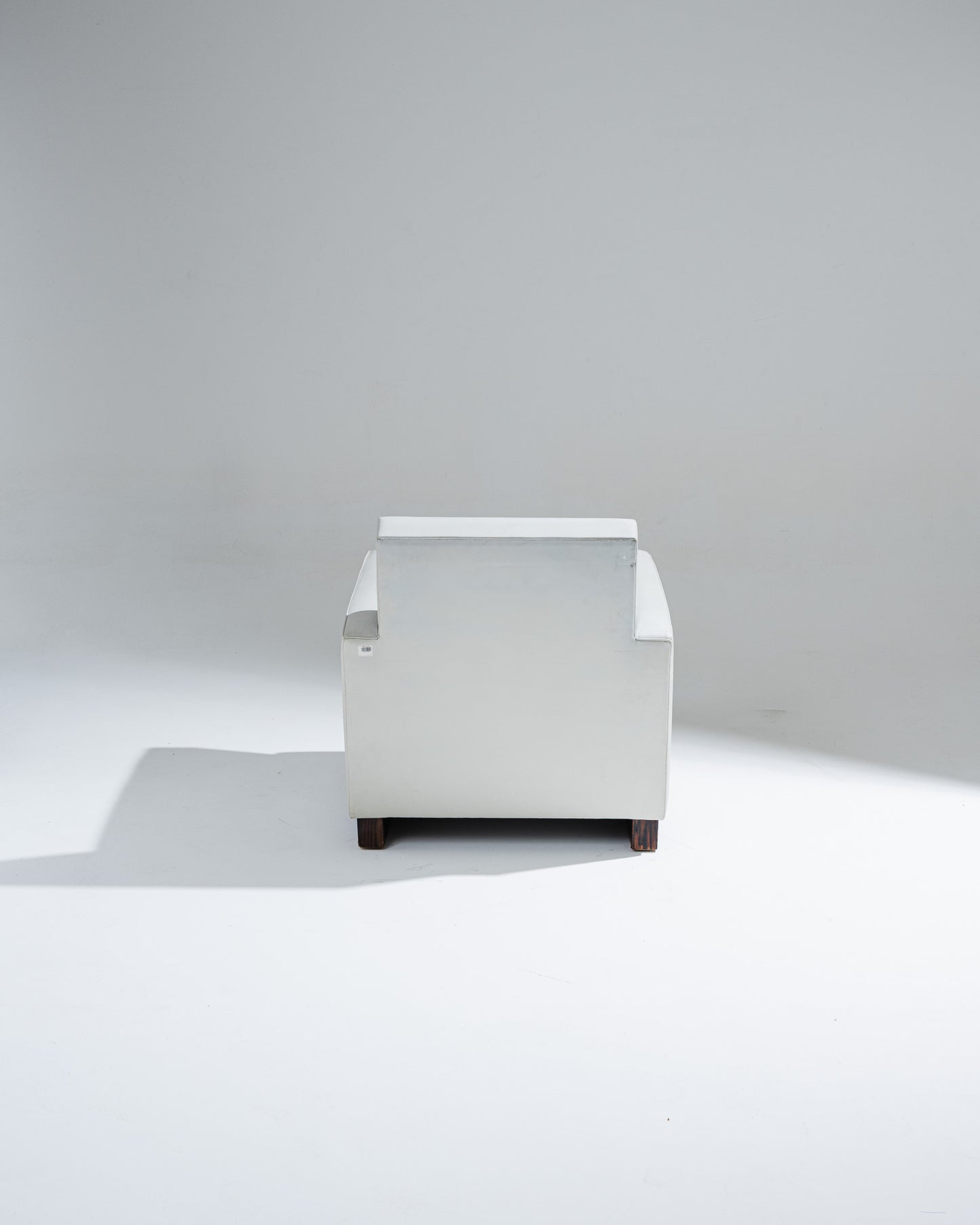 FAUTEUIL EN CUIR ART DÉCO, JACQUES ADNET, 1930s