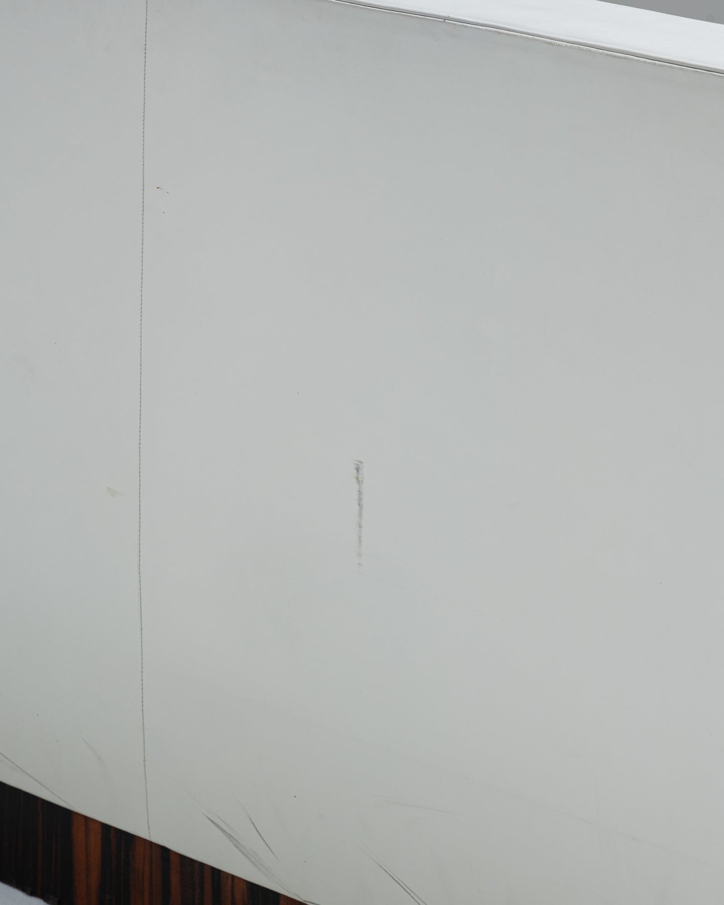 LEATHER SOFA, JACQUES ADNET, 1930s