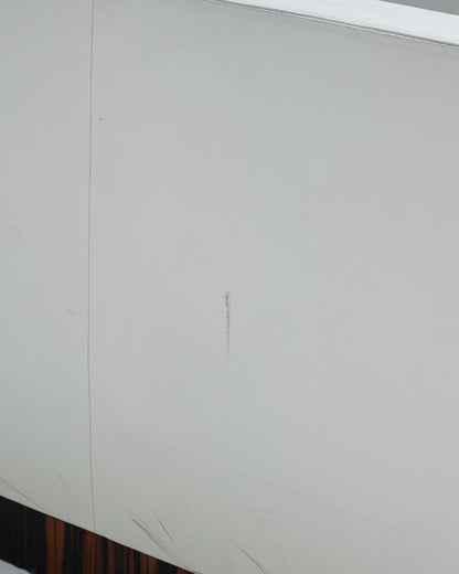 LEATHER SOFA, JACQUES ADNET, 1930s