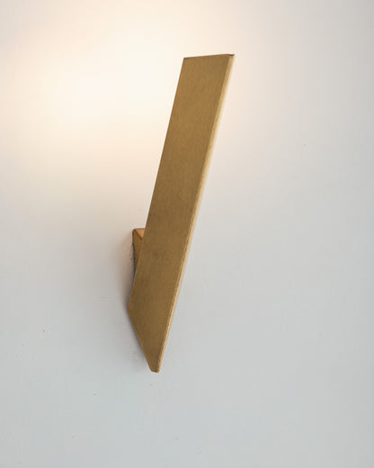 GILT METAL SCONCE, 1970s