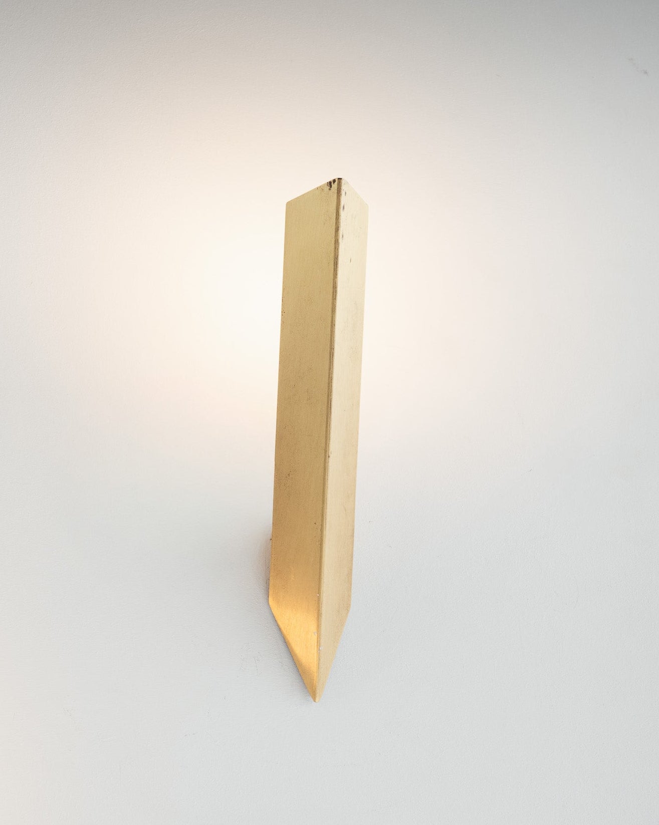 GILT METAL SCONCE, 1970s