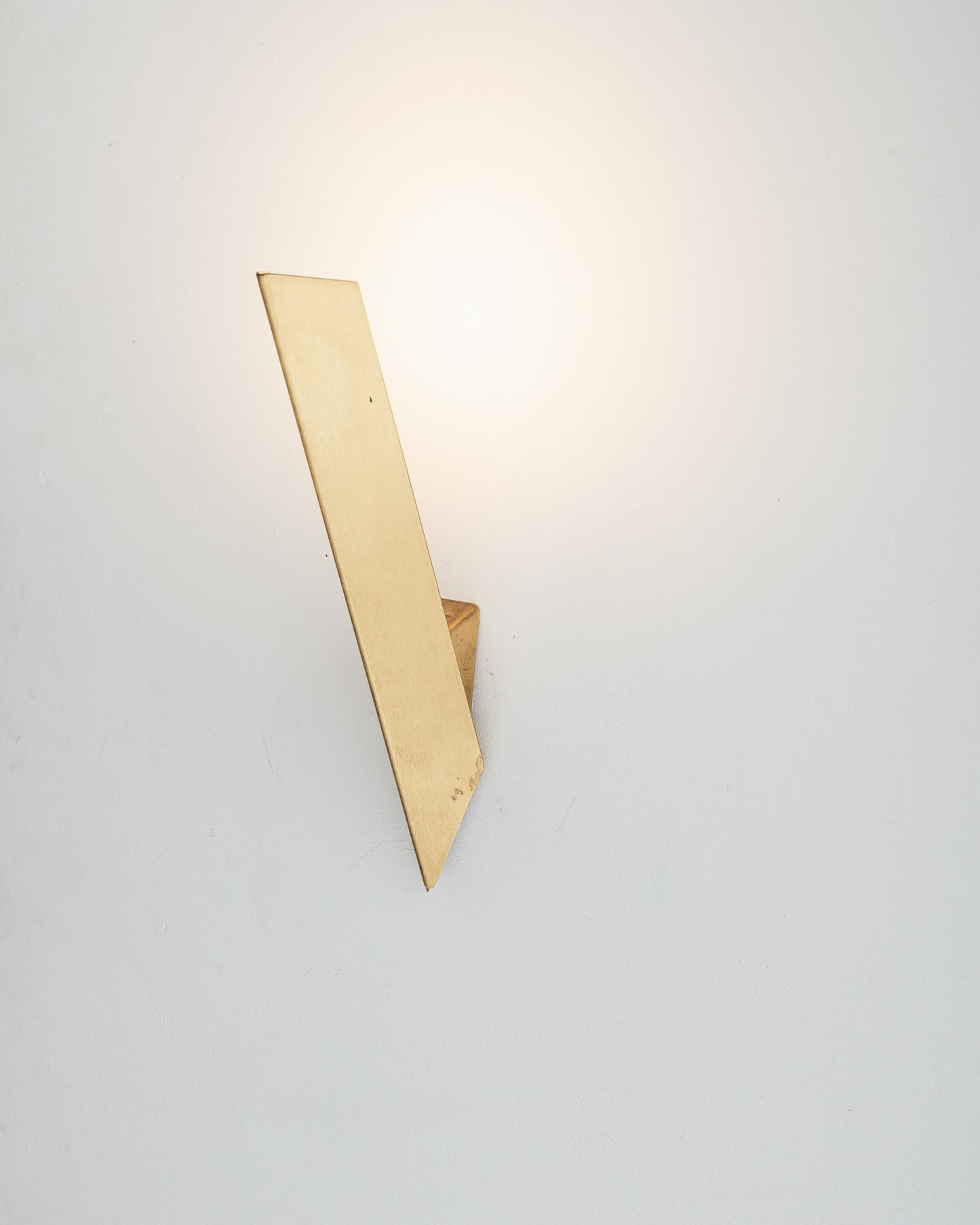 GILT METAL SCONCE, 1970s