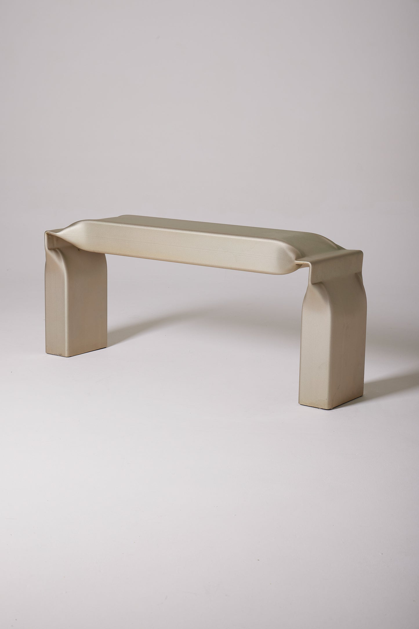 BANC "TUBE STOOL ZINC-PLATED"