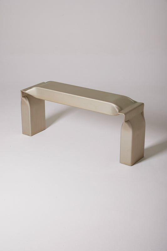 BANC "TUBE STOOL ZINC-PLATED"