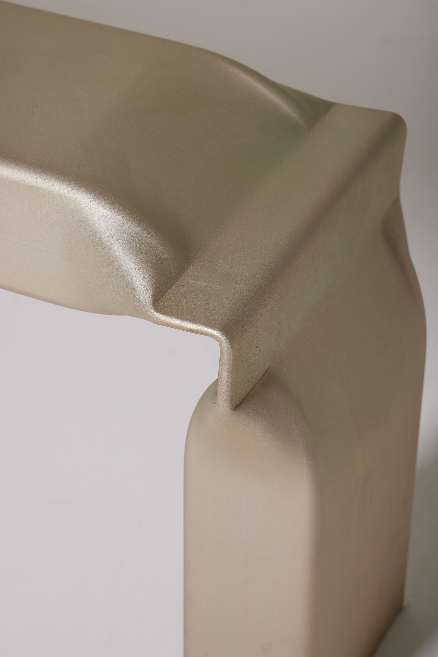 BANC "TUBE STOOL ZINC-PLATED"