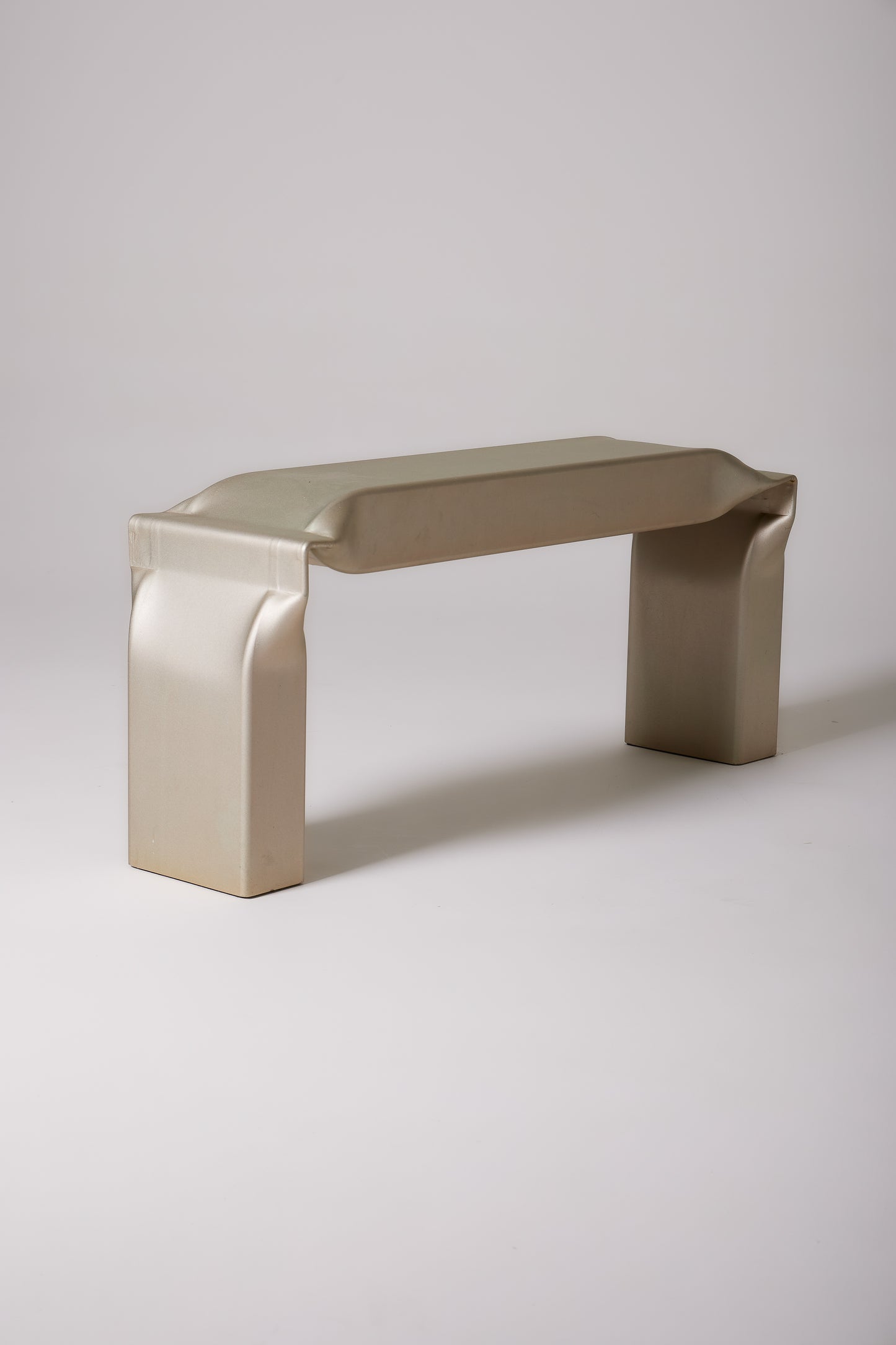 BANC "TUBE STOOL ZINC-PLATED"