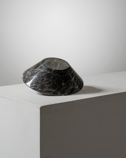 BOUGEOIR EN MARBRE GRIS