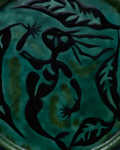 Ceramic plate, Jean Lurçat, 1950s