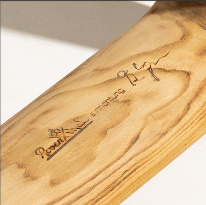 WOOD AND GLASS DESK, BURKHARD VOGTHERR FOR ROSENTHAL, 1980s