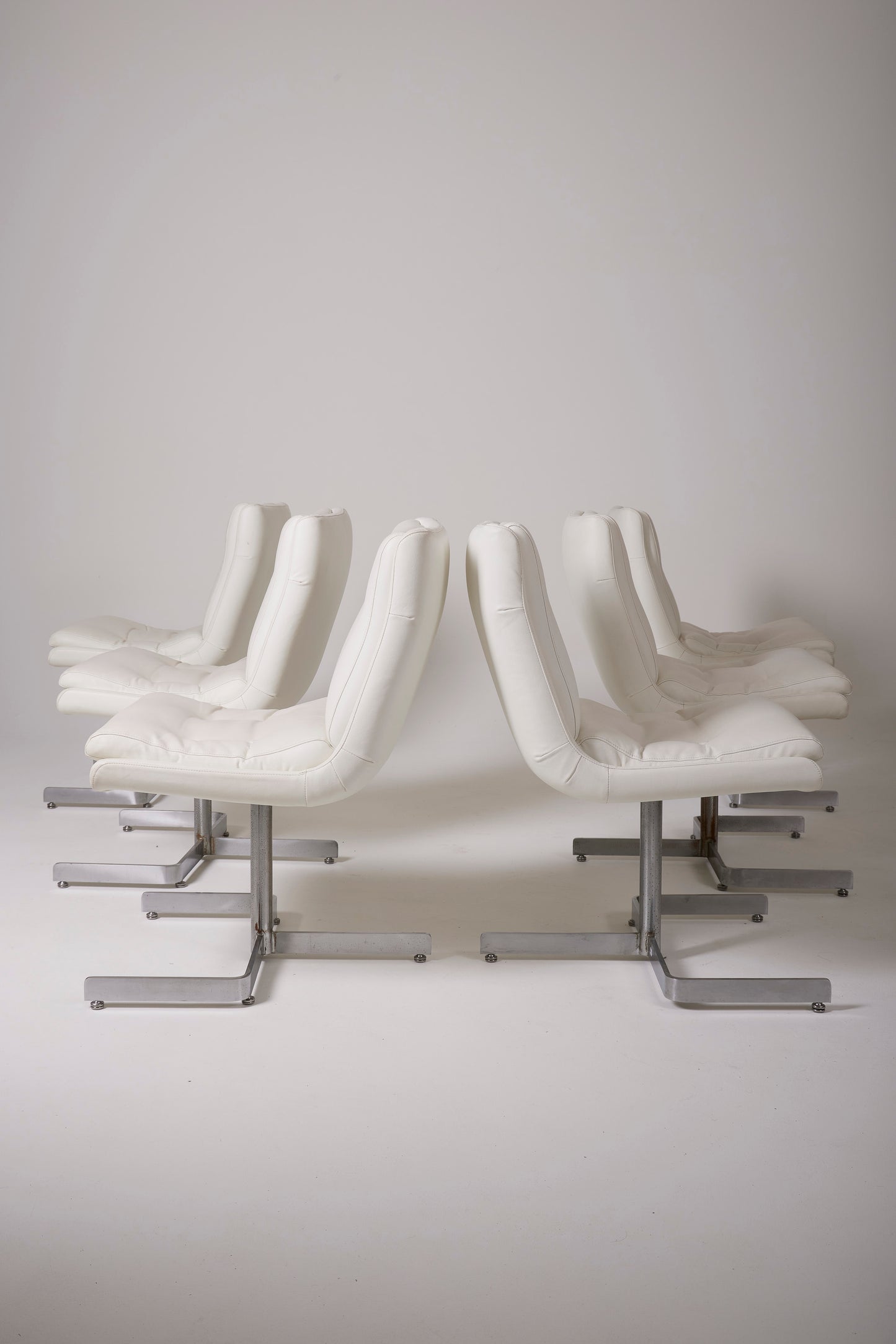 SET OF 8 CHAIRS BY RAPHAEL RAFFEL