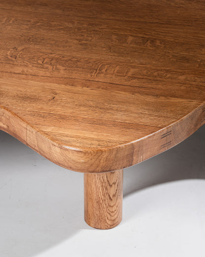 TABLE BASSE EN CHÊNE DE FORME LIBRE