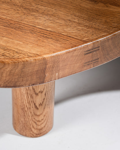 TABLE BASSE EN CHÊNE DE FORME LIBRE