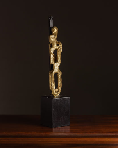 BRONZE SCULPTURE, PAPINEAU, 1970s