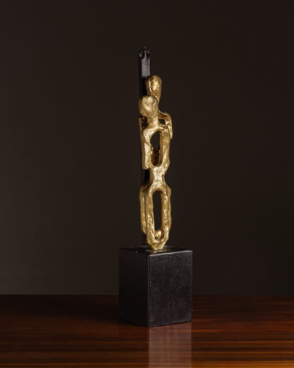 BRONZE SCULPTURE, PAPINEAU, 1970s