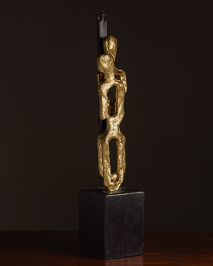 BRONZE SCULPTURE, PAPINEAU, 1970s