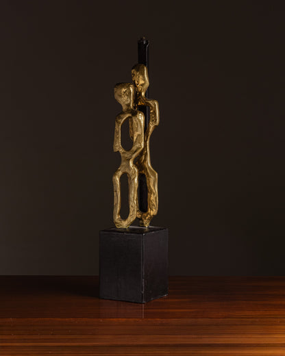 BRONZE SCULPTURE, PAPINEAU, 1970s
