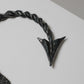 “ARROW” NECKLACE IN SILVER-PLATED BRONZE