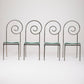 PAIR OF LUIGI SERAFINI “SUSPIRAL” CHAIRS, 1980s