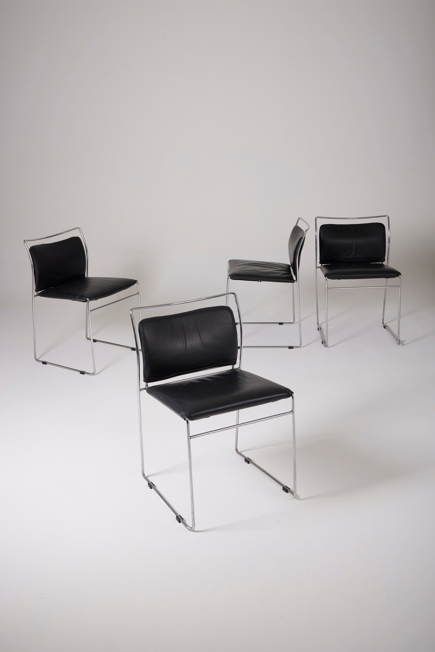 SET DE 4 CHAISES KAZUHIDE TAKAHAMA, 1970s