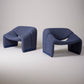 GROOVY ARMCHAIR BY PIERRE PAULIN, 1960s