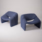 GROOVY ARMCHAIR BY PIERRE PAULIN, 1960s