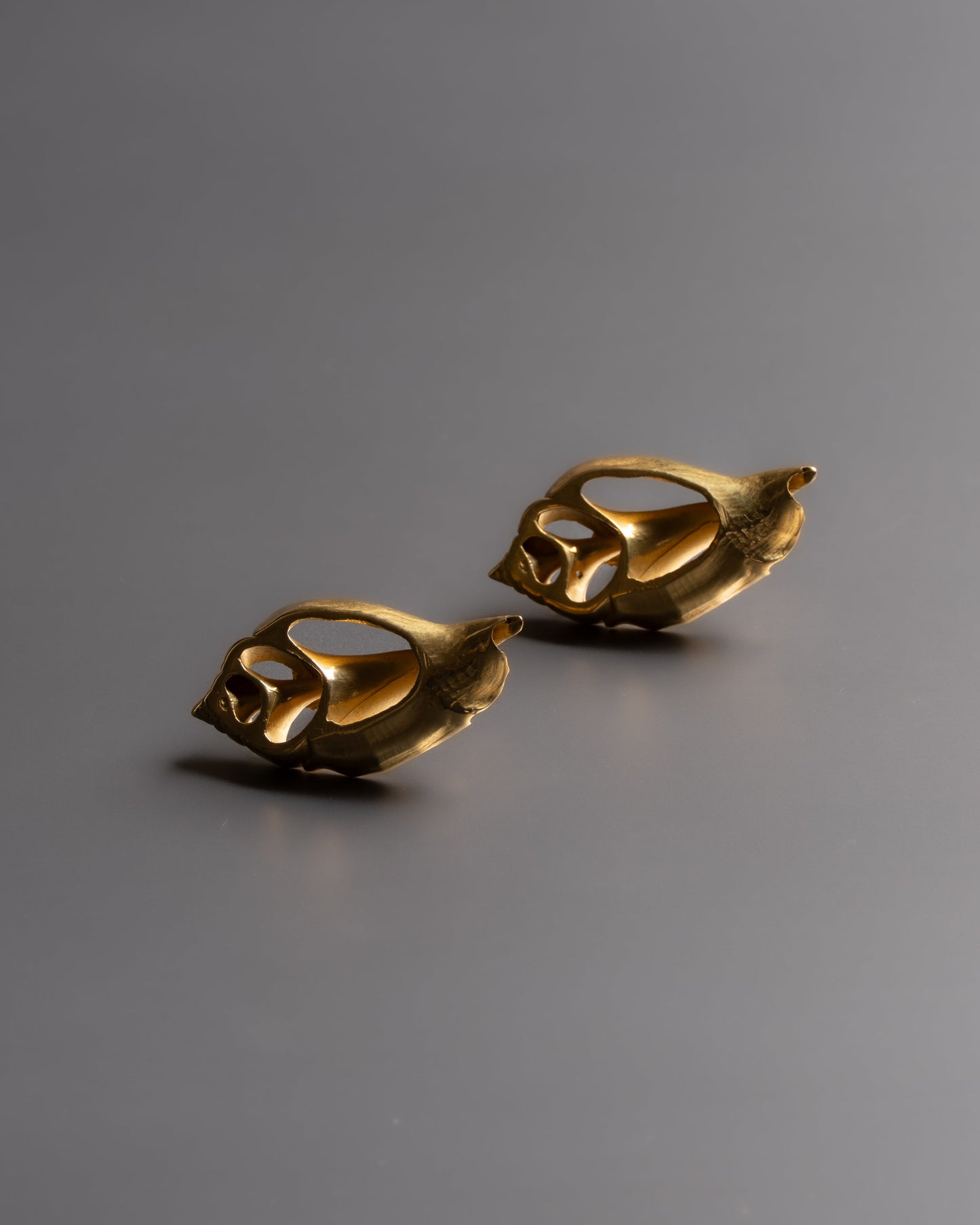 BOUCLES D'OREILLES OSSA EN PLAQUÉ OR