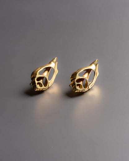 BOUCLES D'OREILLES OSSA EN PLAQUÉ OR