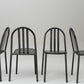 SET DE 4 CHAISES MALLET STEVENS, 1980s