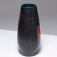 BLACK EARTHENWARE VASE, 1950s