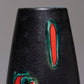 BLACK EARTHENWARE VASE, 1950s