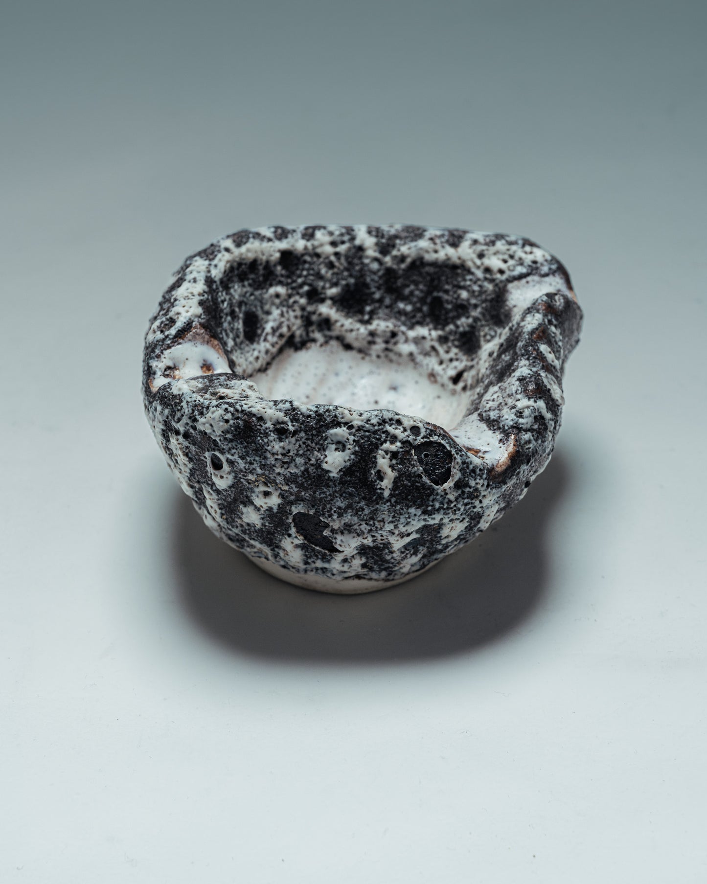 FAT LAVA CERAMIC ASHTRAY, VALLAURIS, 1960s