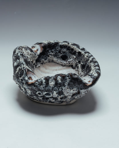 FAT LAVA CERAMIC ASHTRAY, VALLAURIS, 1960s