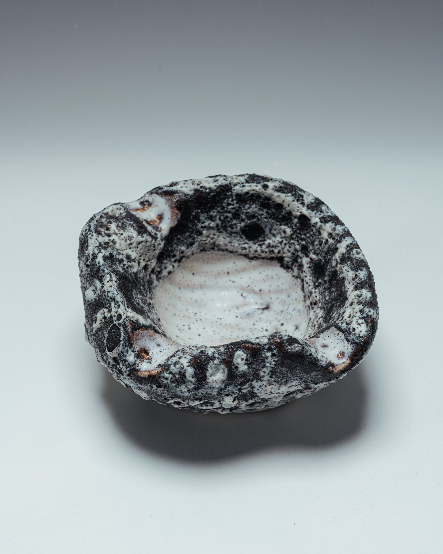 FAT LAVA CERAMIC ASHTRAY, VALLAURIS, 1960s