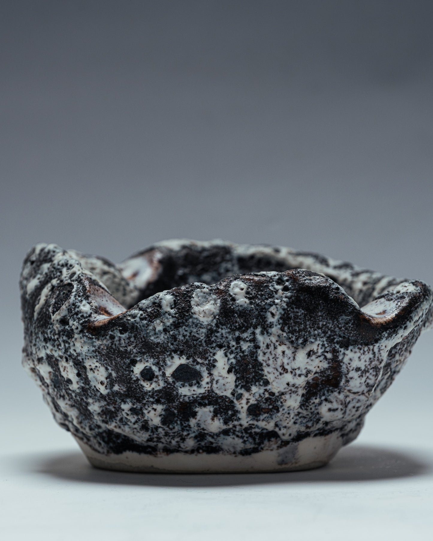 FAT LAVA CERAMIC ASHTRAY, VALLAURIS, 1960s