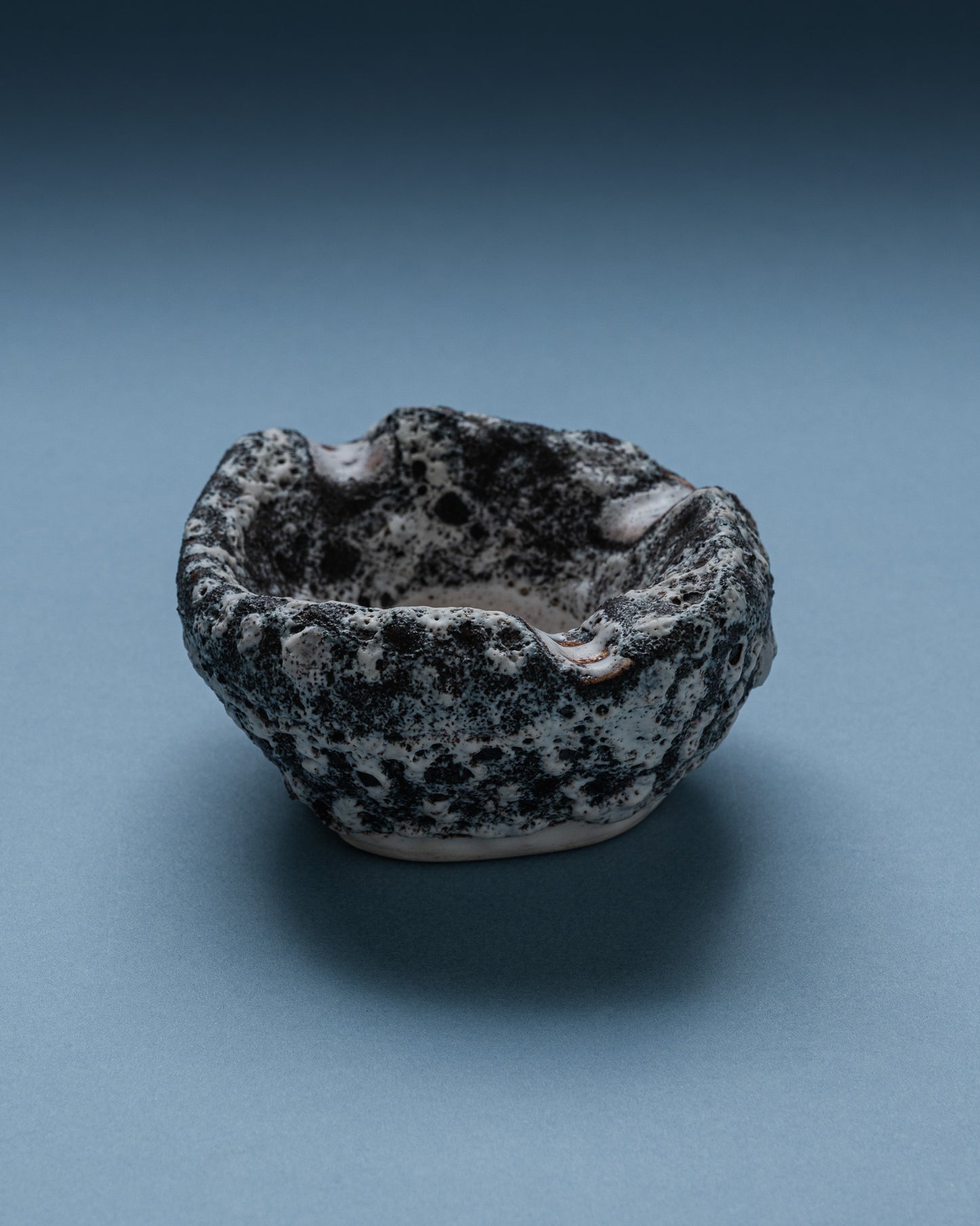 FAT LAVA CERAMIC ASHTRAY, VALLAURIS, 1960s