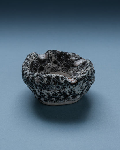 FAT LAVA CERAMIC ASHTRAY, VALLAURIS, 1960s