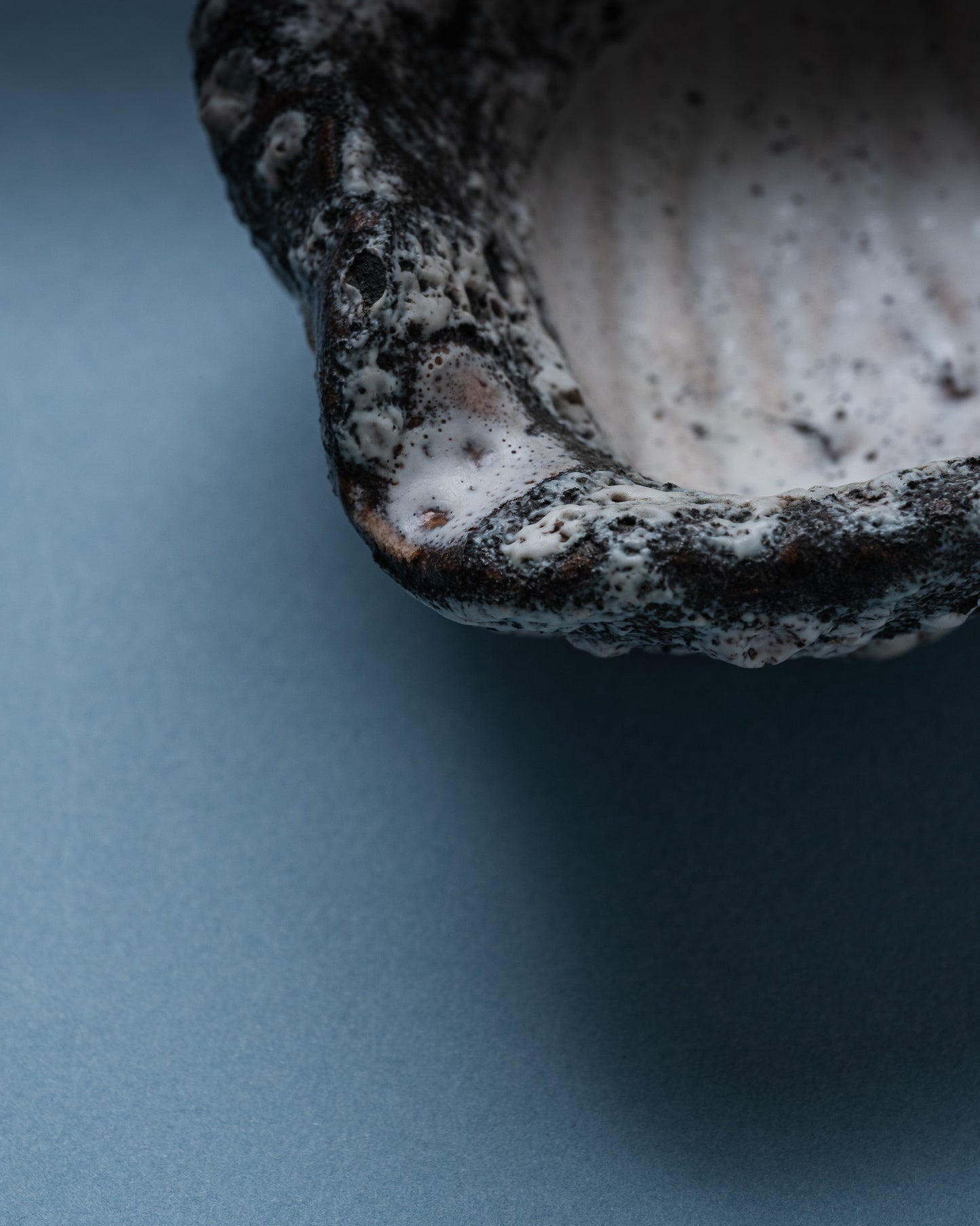 FAT LAVA CERAMIC ASHTRAY, VALLAURIS, 1960s