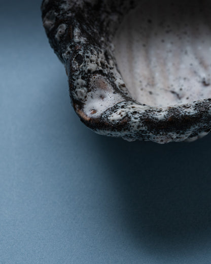 FAT LAVA CERAMIC ASHTRAY, VALLAURIS, 1960s