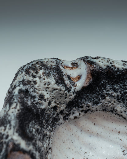 FAT LAVA CERAMIC ASHTRAY, VALLAURIS, 1960s