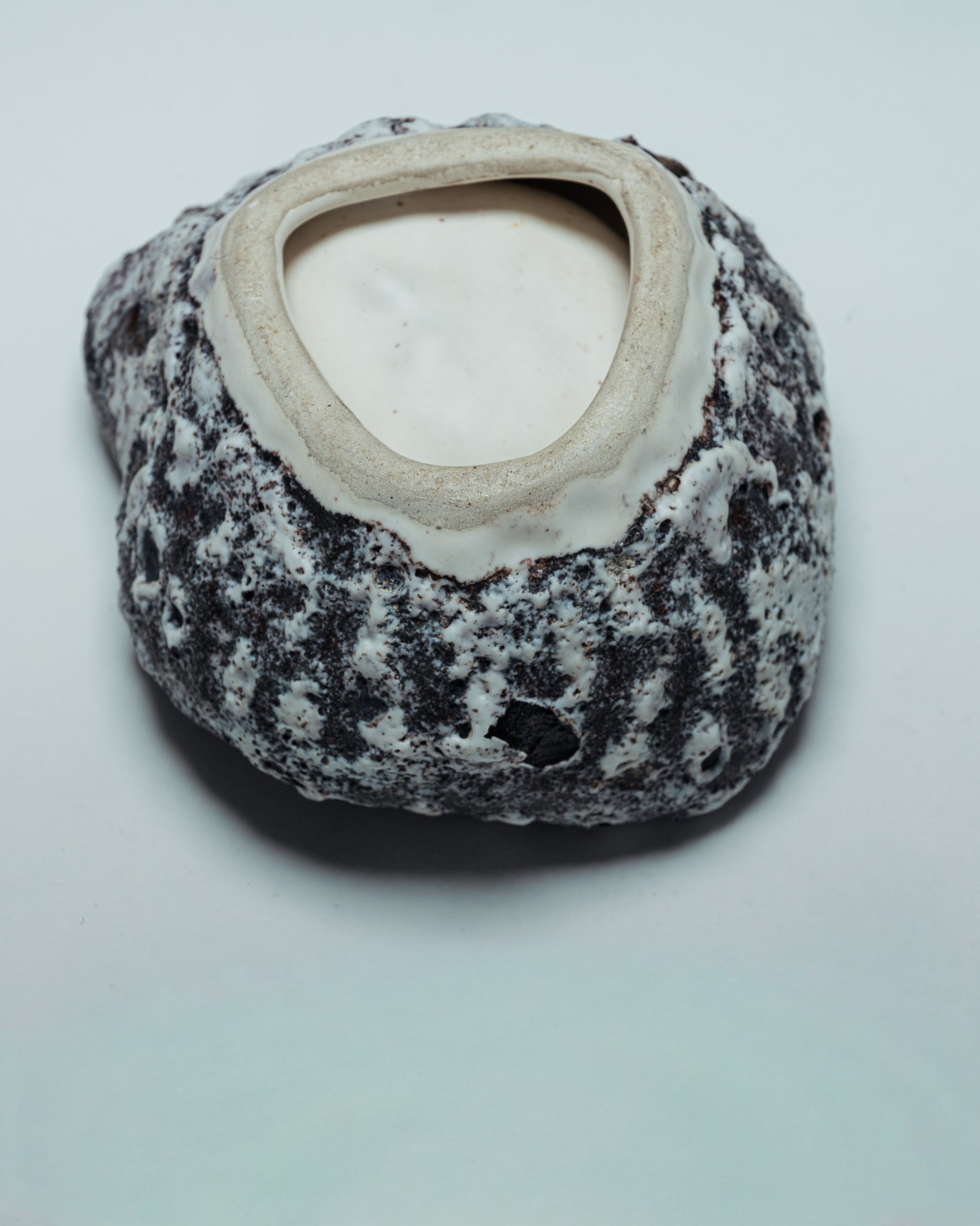 FAT LAVA CERAMIC ASHTRAY, VALLAURIS, 1960s