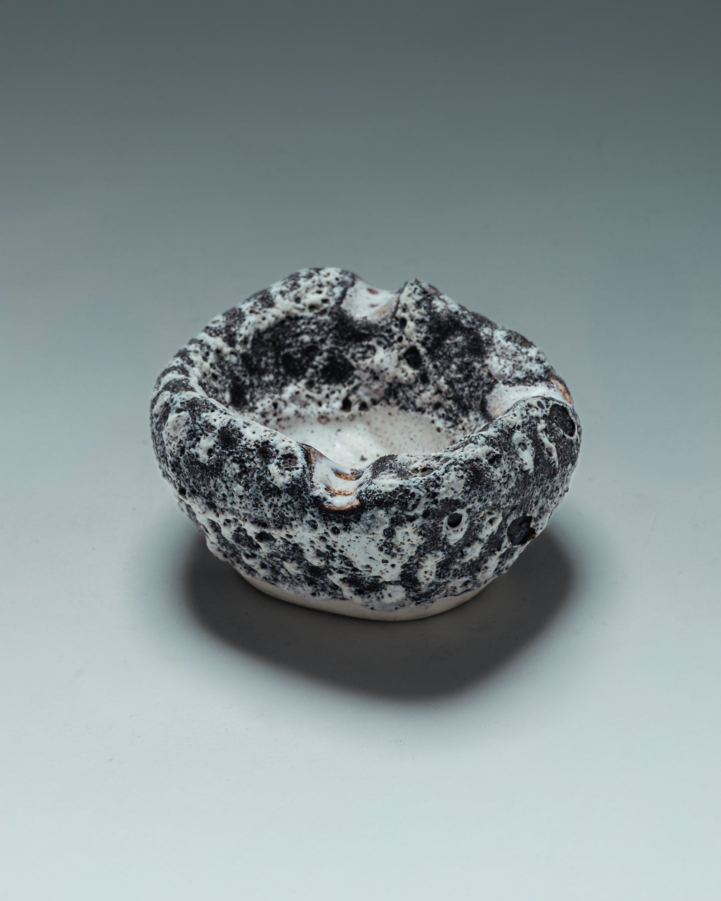 FAT LAVA CERAMIC ASHTRAY, VALLAURIS, 1960s