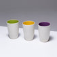 THREE KERAMOS CERAMIC CUPS, 1960s