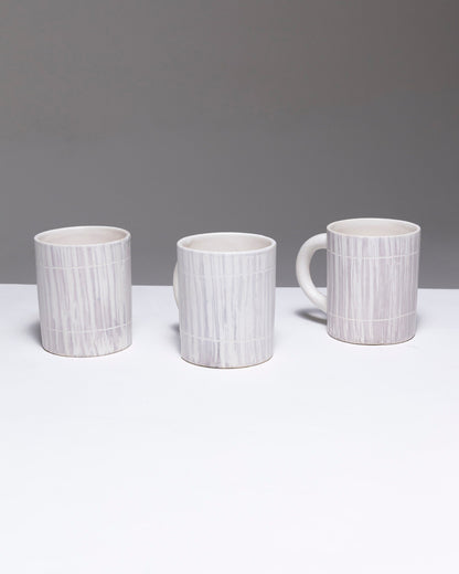 SET OF 6 PORCELAIN MUGS, FASOLD &amp; STAUCH, 1960s