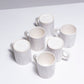 SET OF 6 PORCELAIN MUGS, FASOLD &amp; STAUCH, 1960s