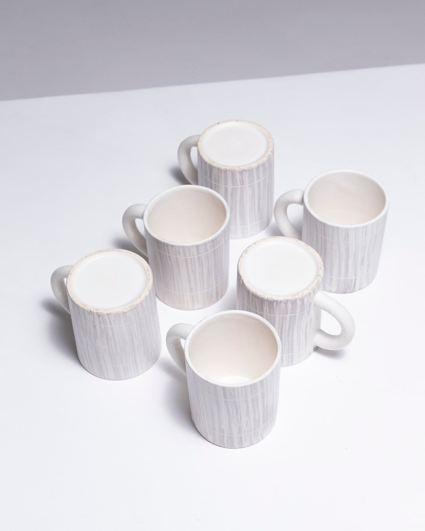 SET OF 6 PORCELAIN MUGS, FASOLD &amp; STAUCH, 1960s