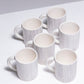 SET OF 6 PORCELAIN MUGS, FASOLD &amp; STAUCH, 1960s