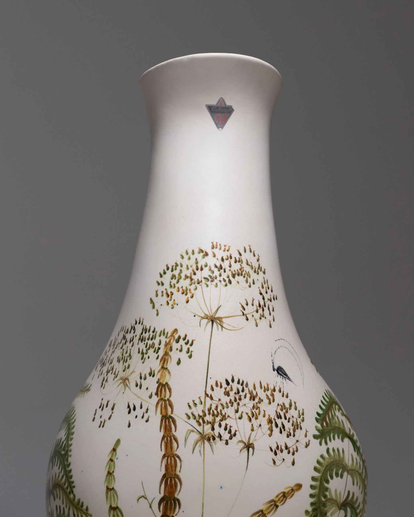 MONUMENTAL EARTHENWARE VASE, FERNAND ELCHINGER, 1950s