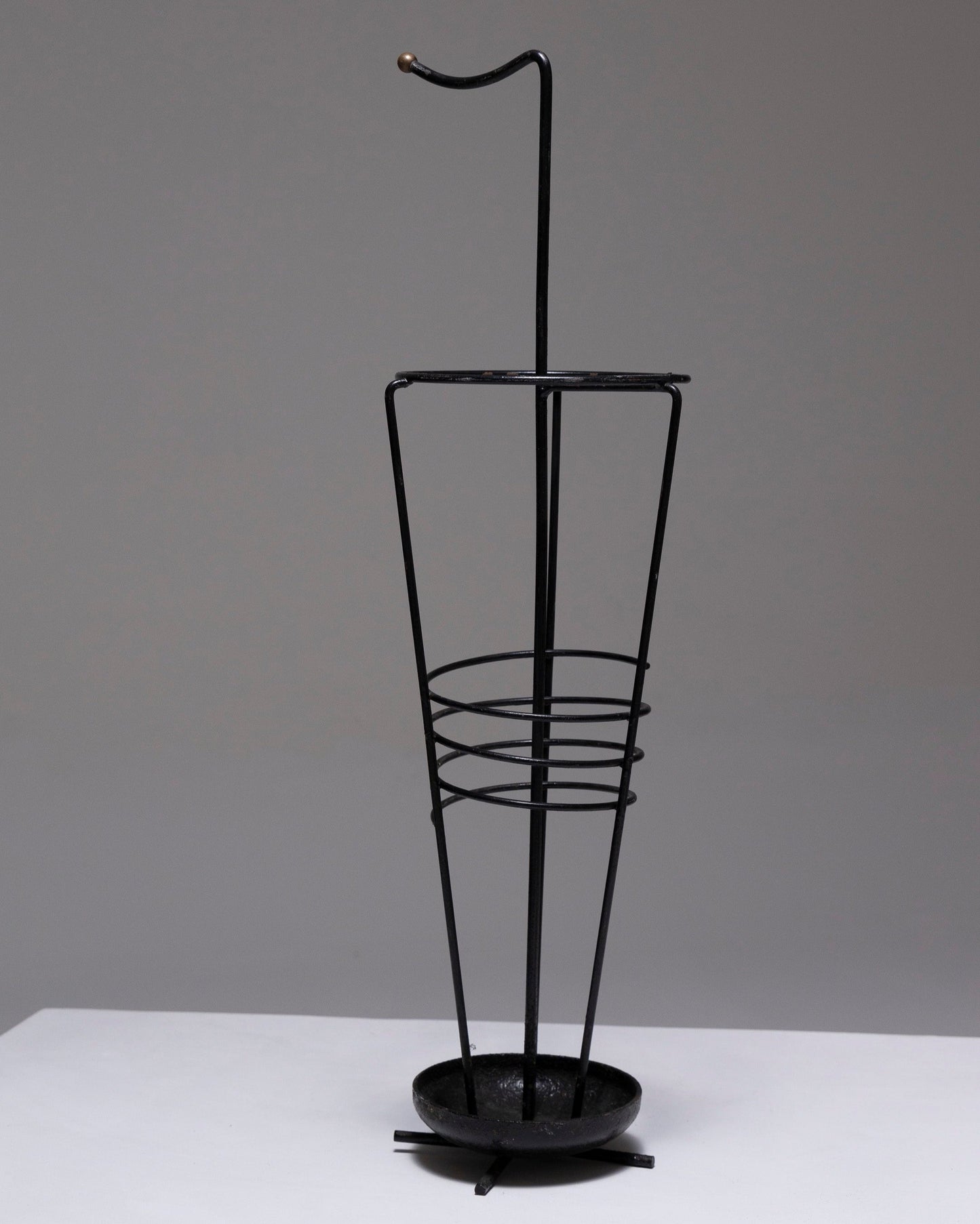 WROUGHT IRON UMBRELLA STAND, 1960s